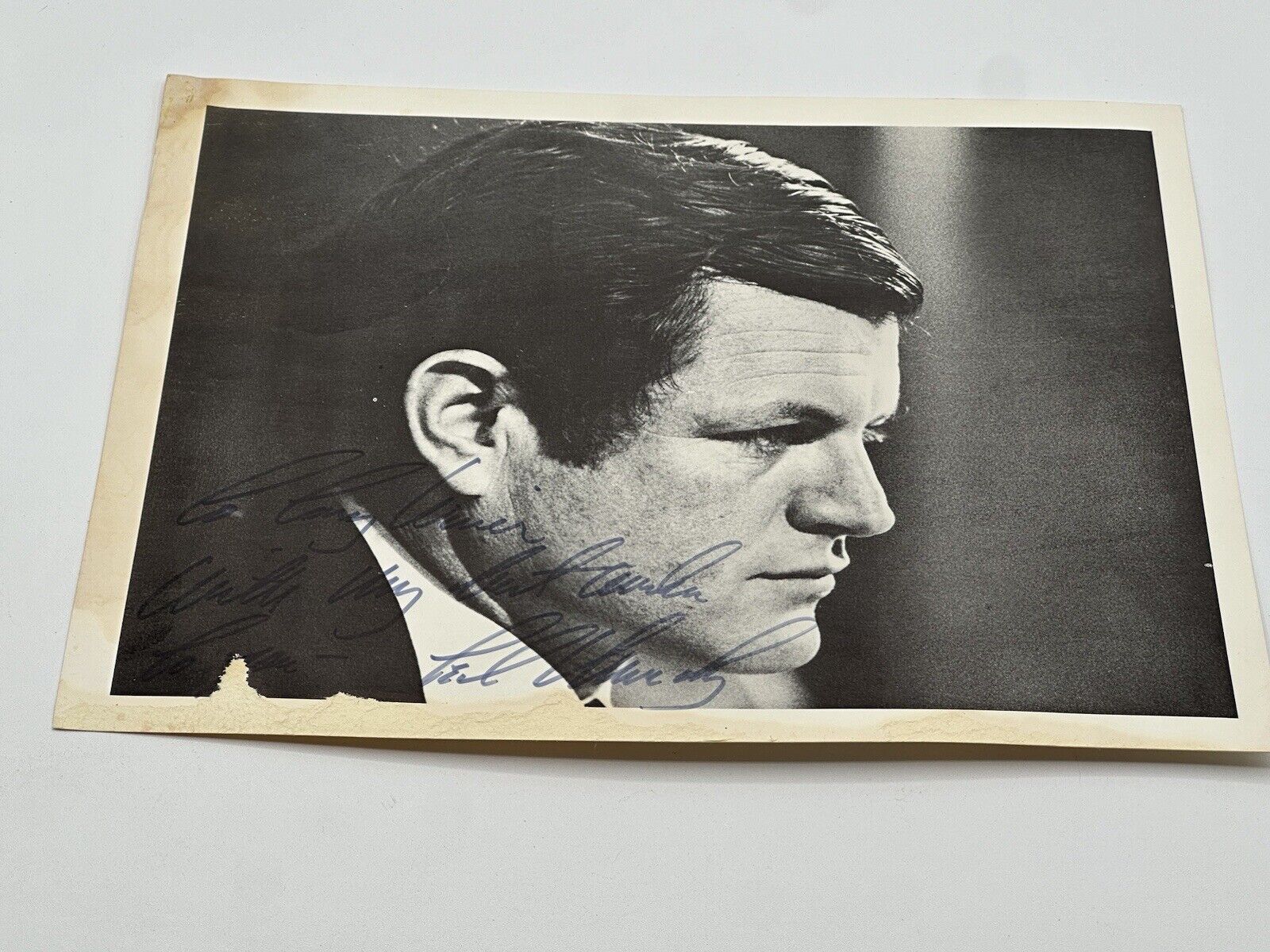 Senator Edward Ted Kennedy Signed Photograph