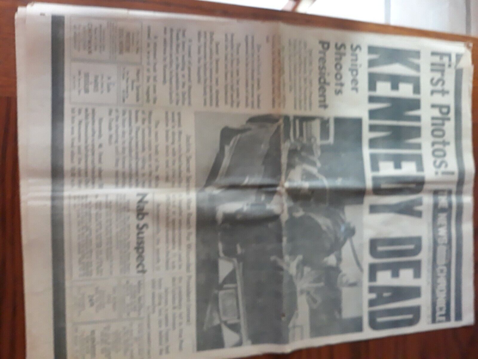 Antique newspapers from 1963...Assassination of President Kennedy 