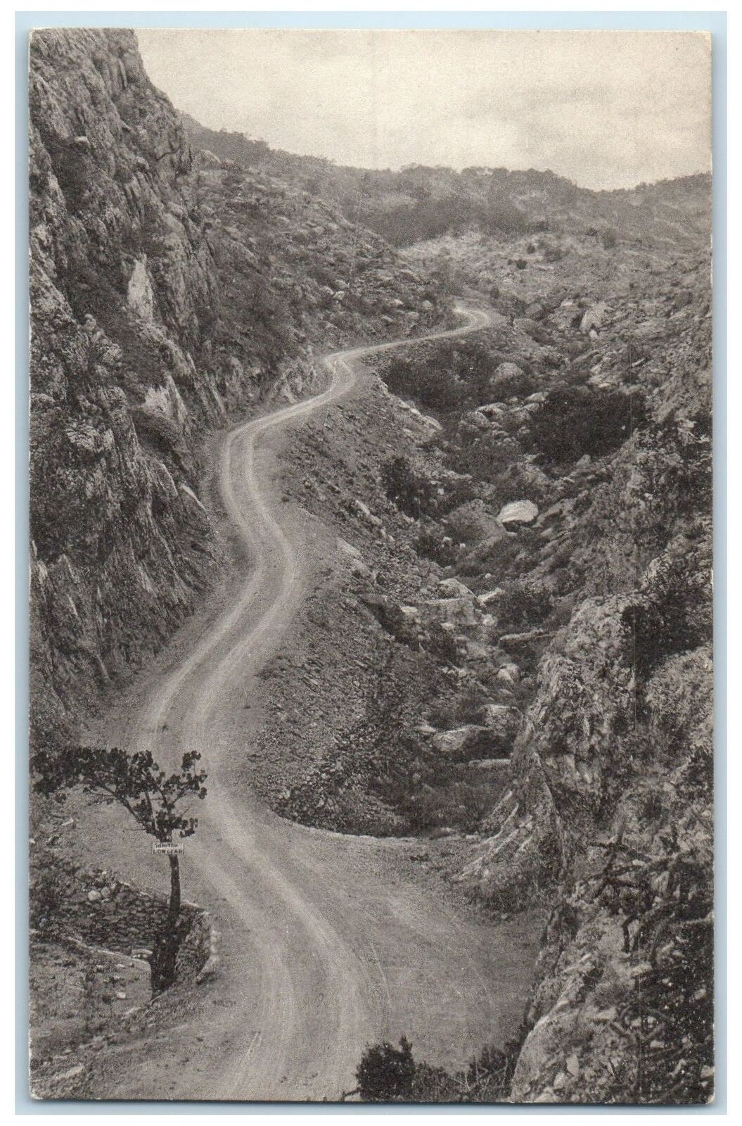 1910 Priest Canon Royal Gorge Drive Scene Canon City Colorado CO Posted Postcard