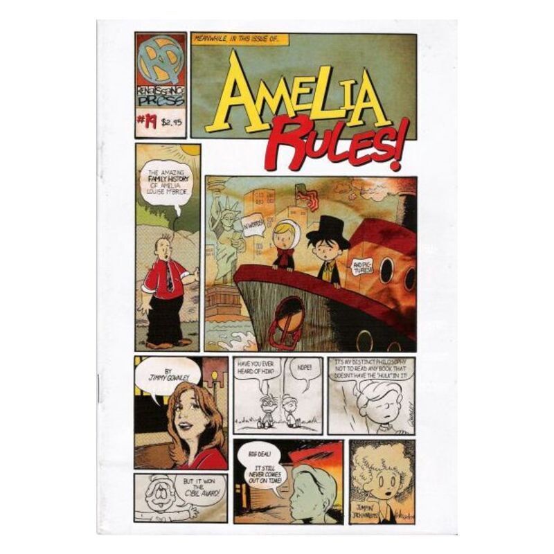 Amelia Rules #19 Renaissance Press comics VF+ Full description below [t\'