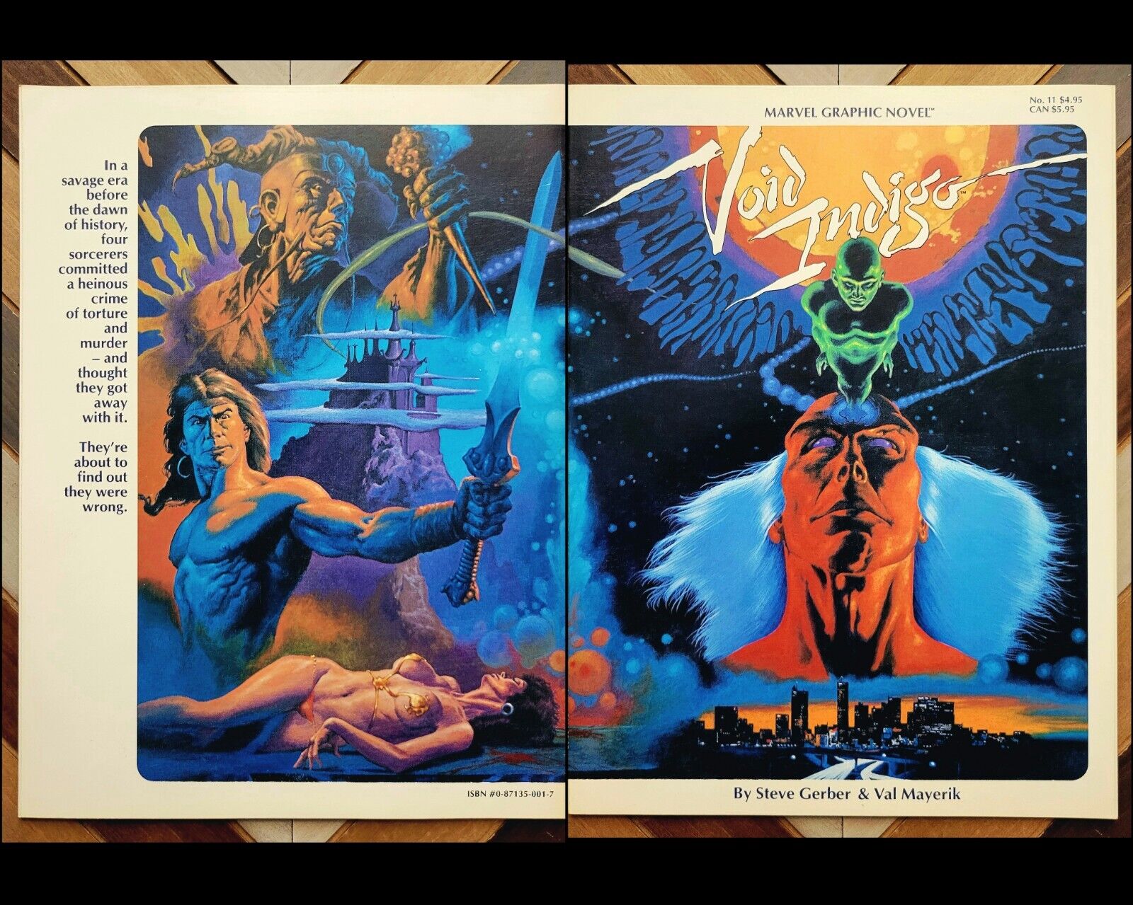 VOID INDIGO Marvel Graphic Novel #11 VF/NM (1984) 1st Print Controversial Issue