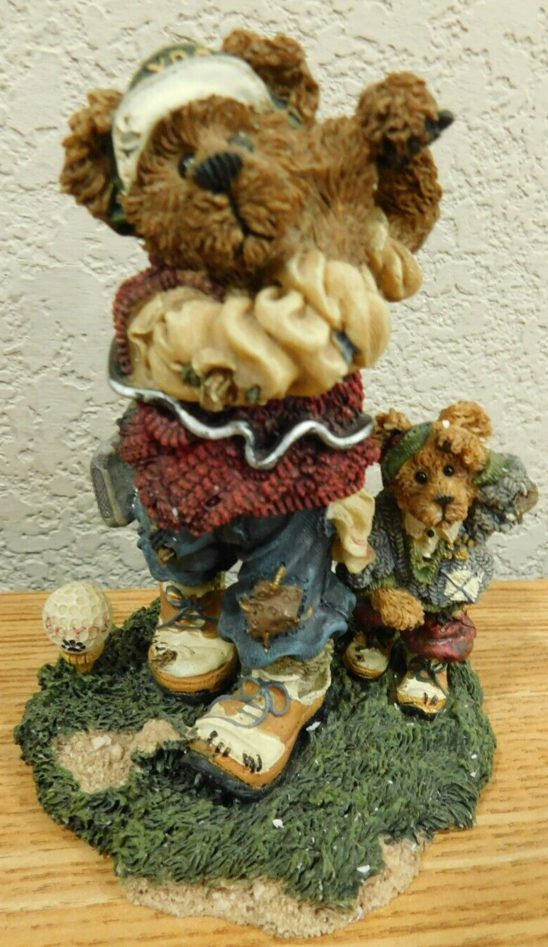 Vintage 1993 Boyd's Bears Arnold P. Bomber... The Duffer 227714 Bear Figurine