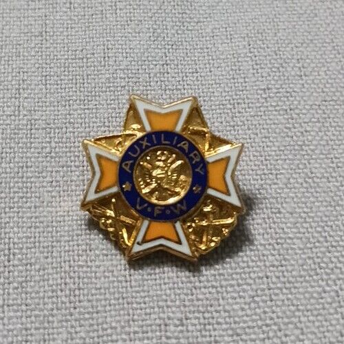 Vintage Auxiliary VFW Gold Tone Pin