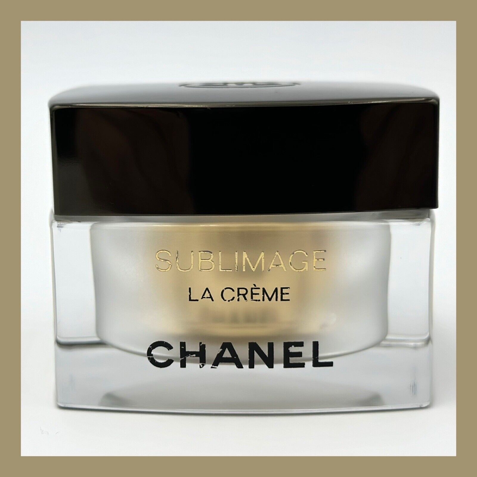 ❤️CHANEL Sublimage La Crème EMPTY Jar Bottle 1.7 oz❤️
