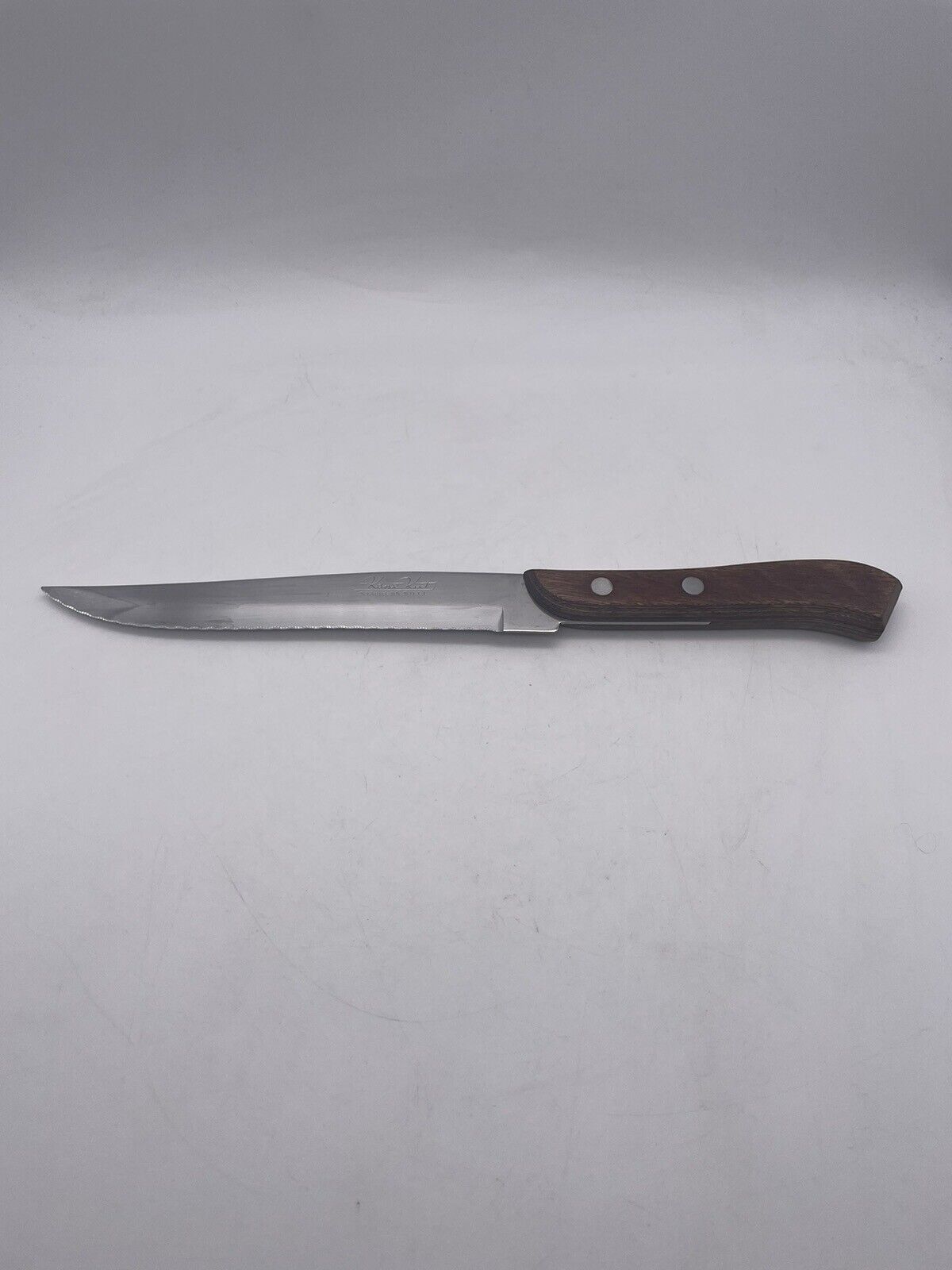 Vintage RARE Kane Kut Serrated Stainless Steel Knife Made In Japan