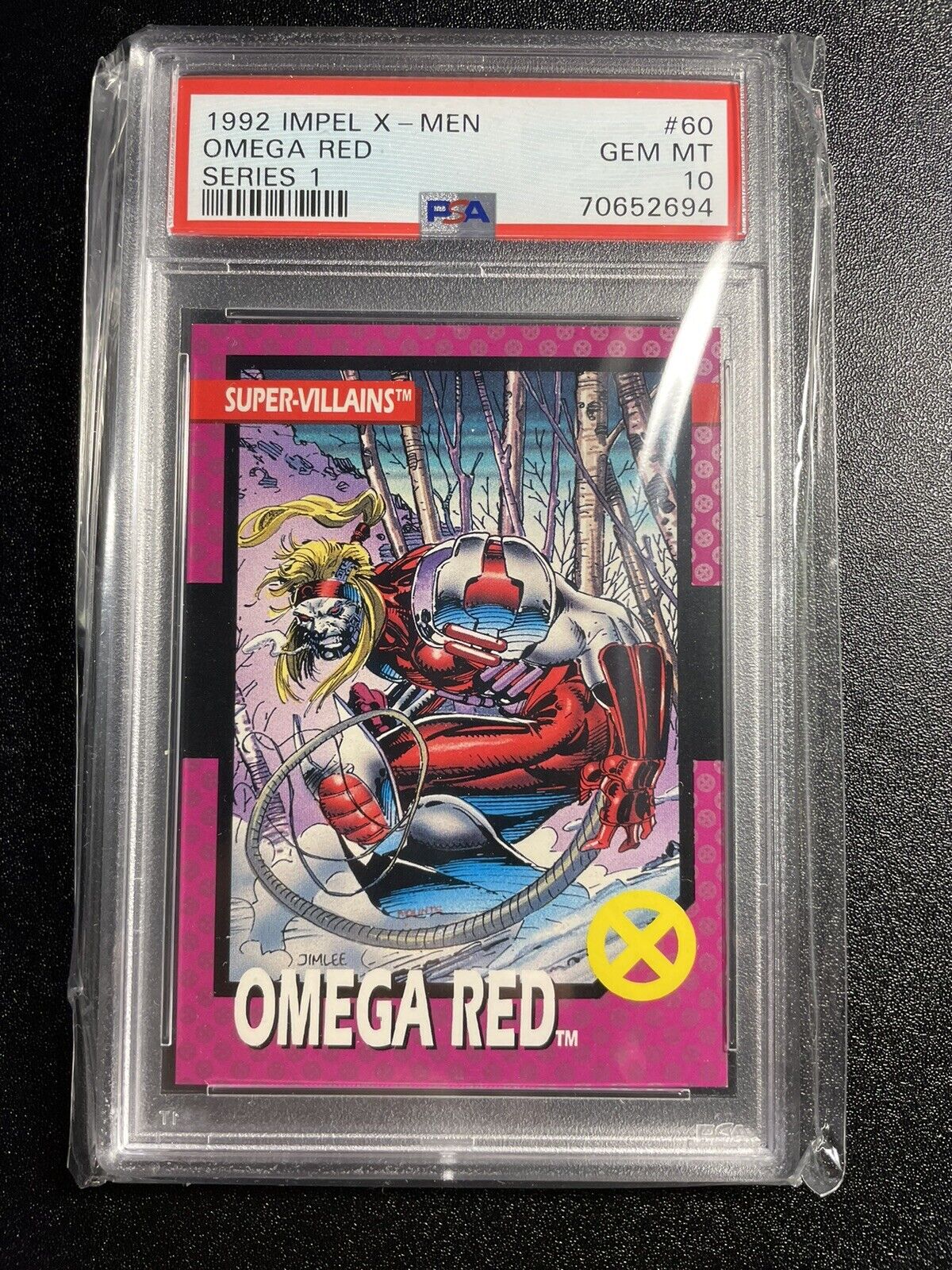 1992 Impel X-Men Omega Red Series 1 #60 PSA 10 GEM MINT