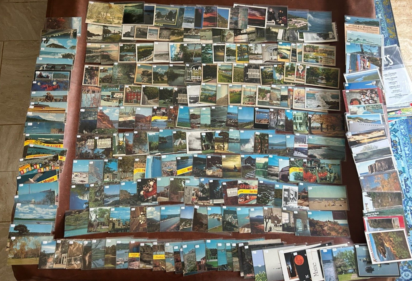 Lot of 238 Assorted Maine Vintage Postcards- Wide Variety- 60s,70s,80s