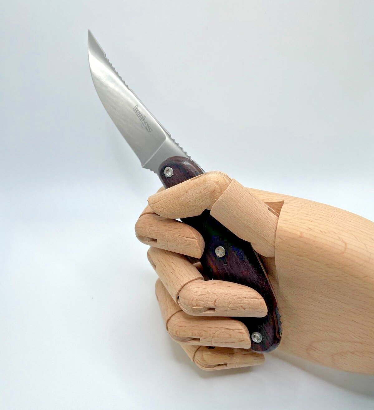 Kershaw Knives Tom Veff Designed Kaper With Cocobolo Wood Handle - #2300 Japan