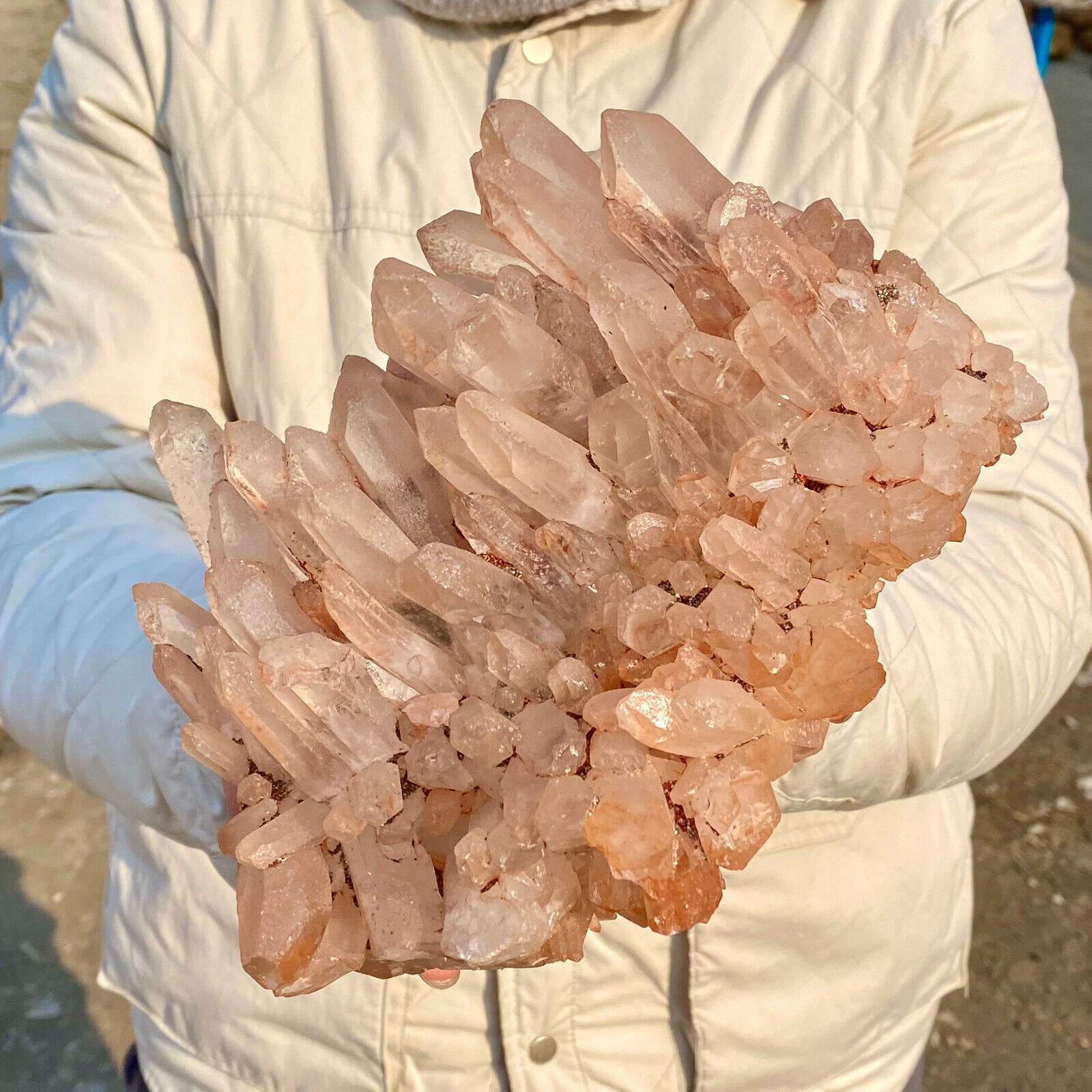 6.2LB  A+++Large Himalayan high-grade quartz clusters / mineralsls.