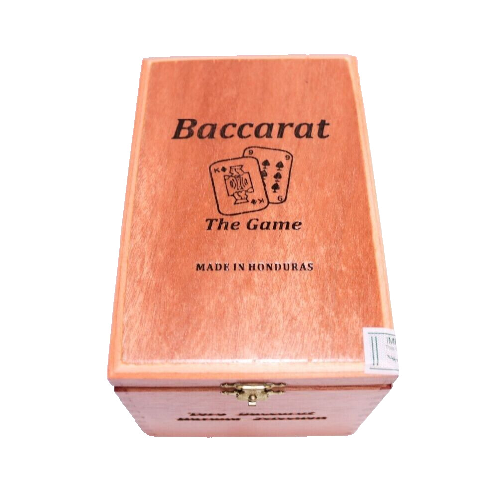 Baccarat The Game Toro Havana Empty Wooden Cigar Boxx 6.5\