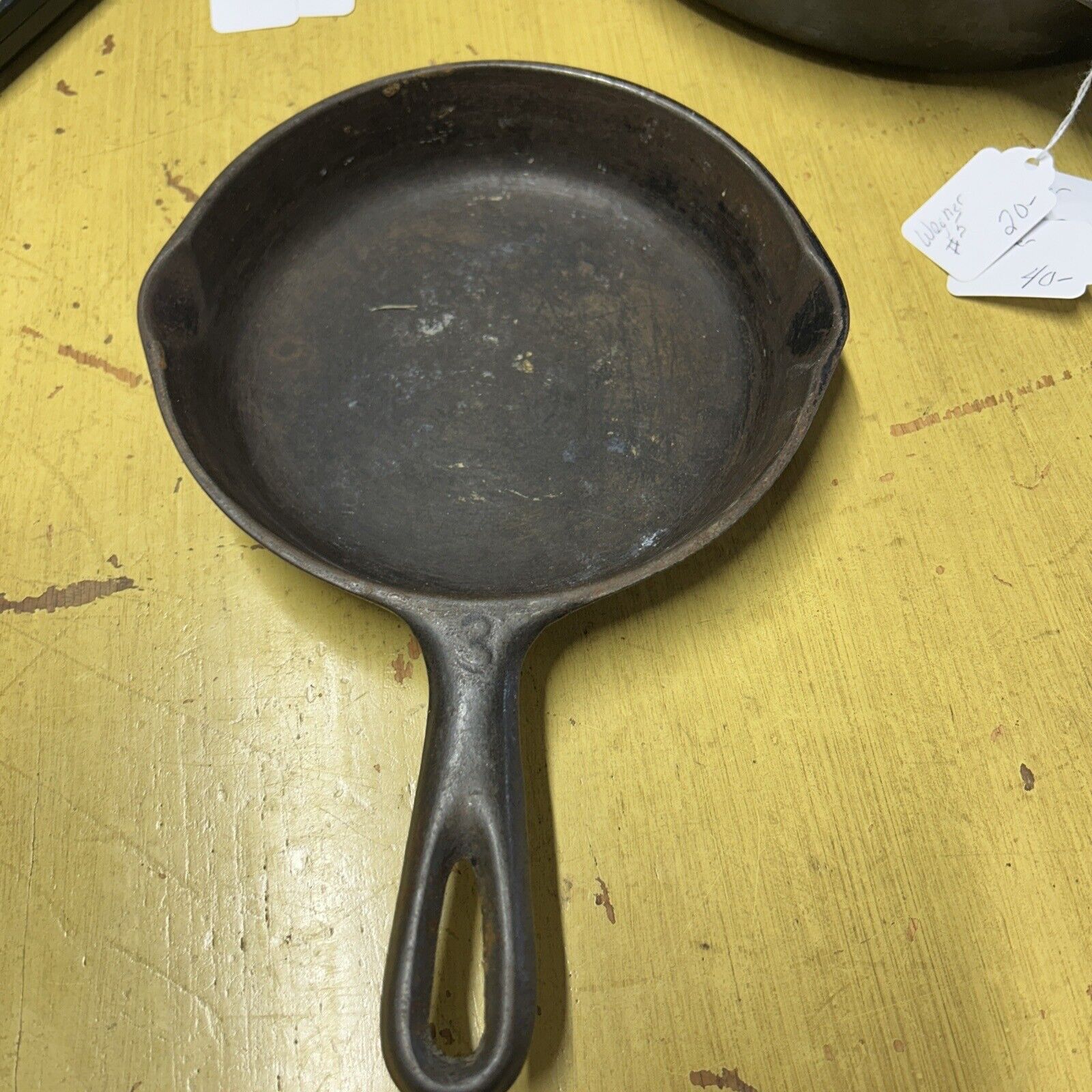 WAGNER? No 3 Fry Pan Cast Iron