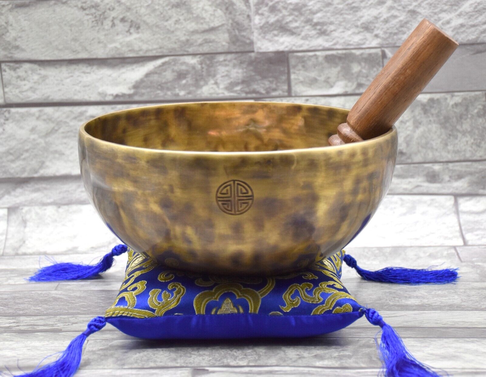 9 inches Full Moon Singing Bowl-Handmade Full Moon Bowl-Tibetan Full Moon Bowl