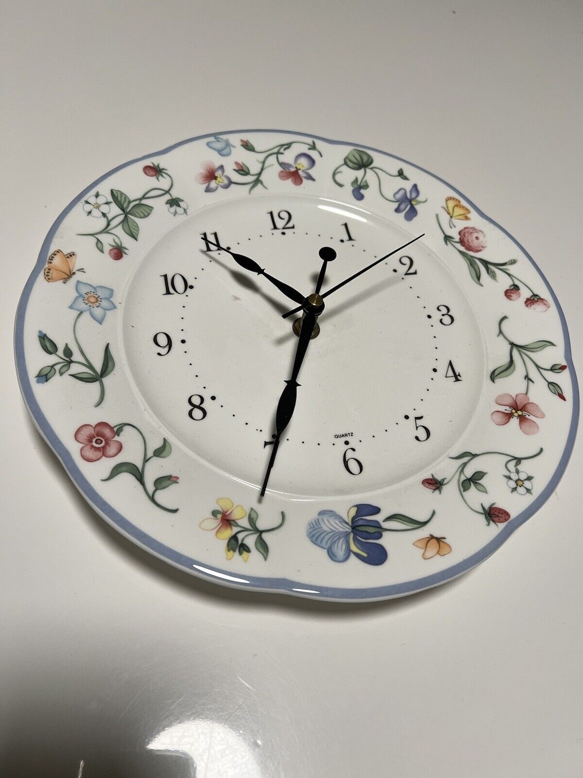 Villeroy & Boch Mariposa Plate Clock, Working