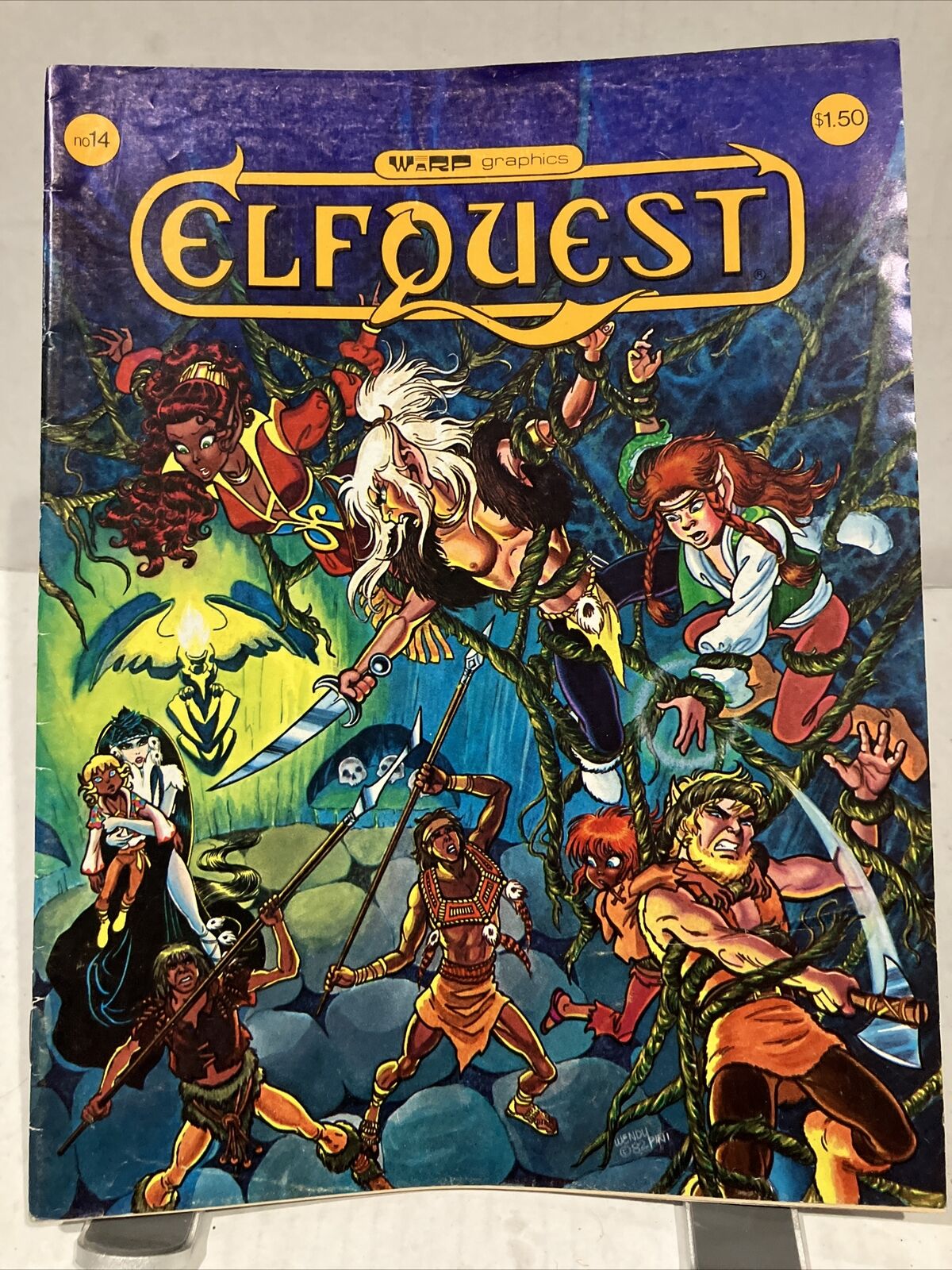 Vintage 1982 Elfquest Warp Graphics #14 Comic Magazine