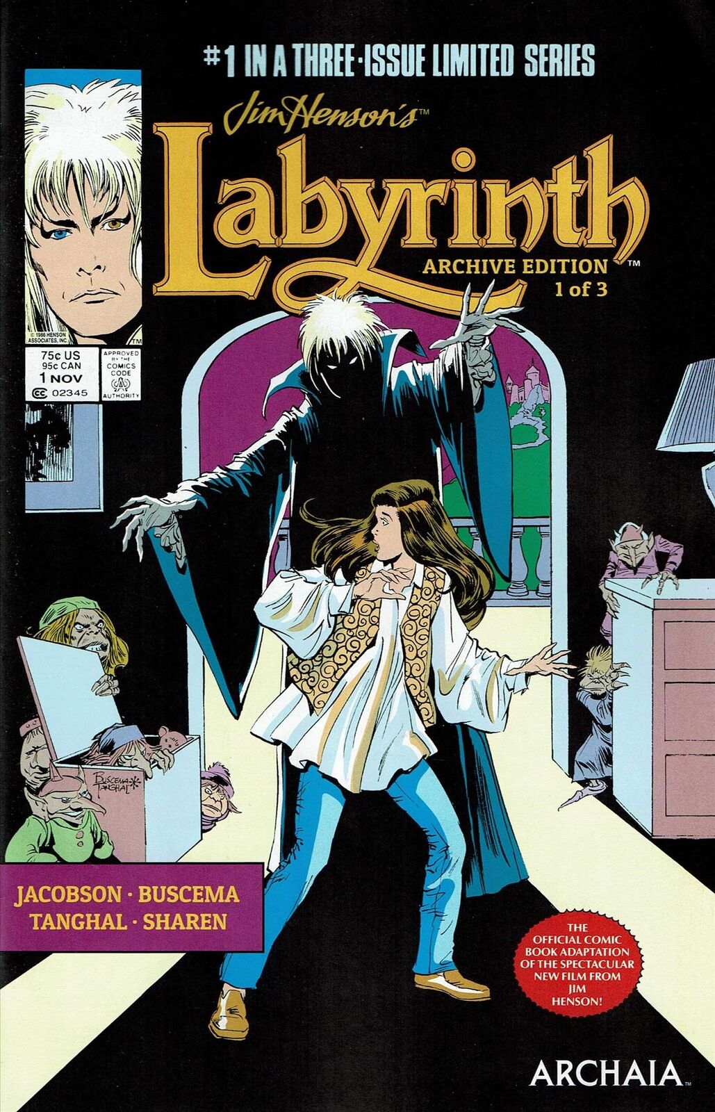 Labyrinth: Archive Edition (Jim Henson's ) #1A VF/NM; Archaia | Movie Adaptation
