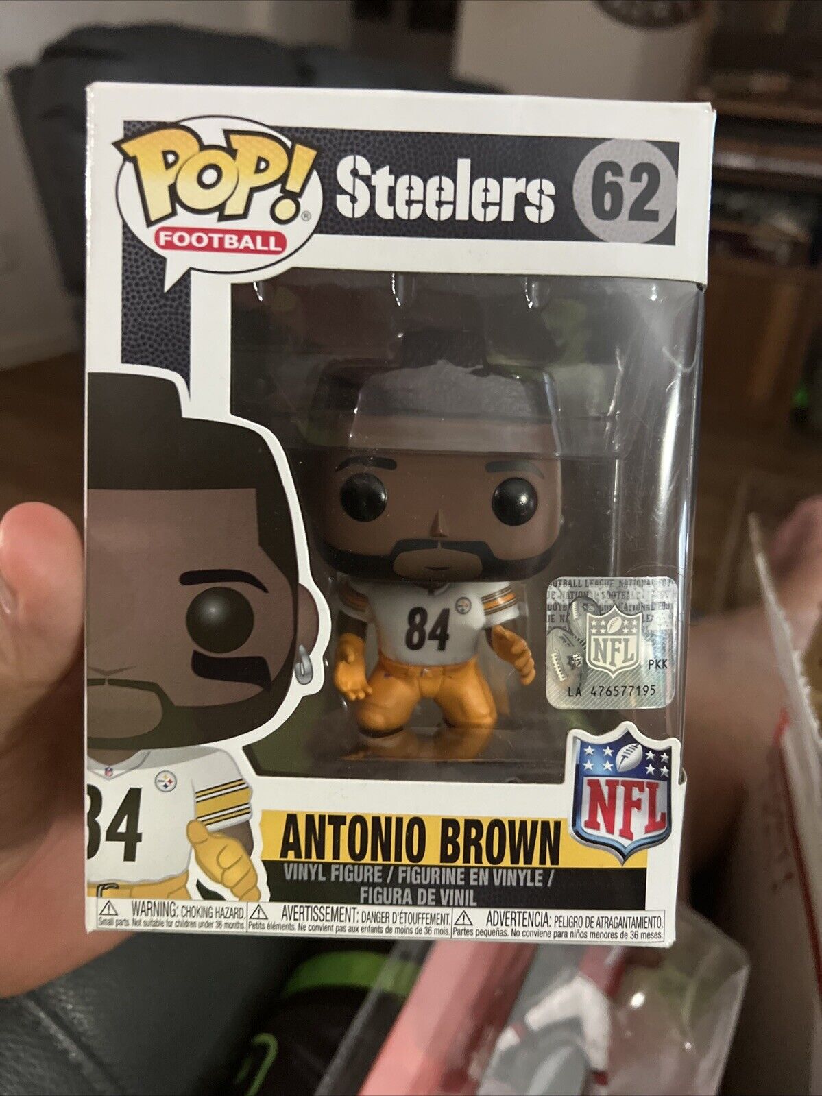 Antonio Brown 62 Funko Pop NFL Pittsburgh Steelers