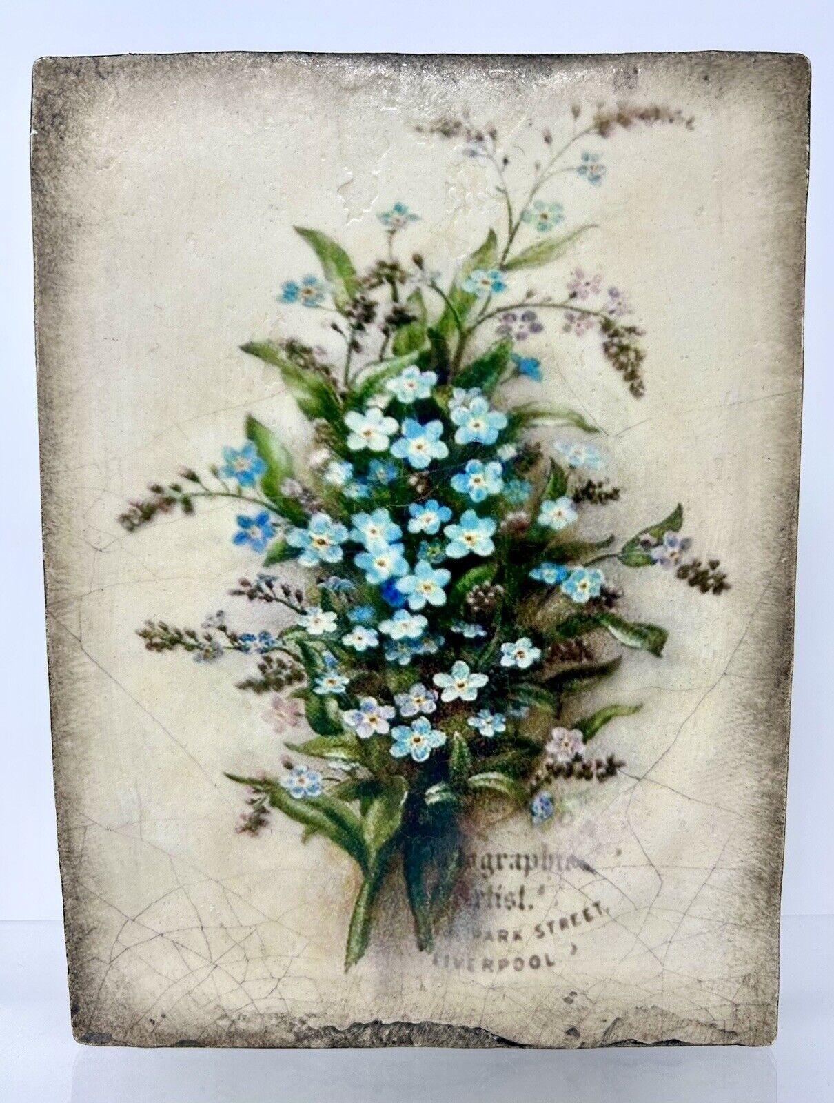 Sid Dickens Memory Block Tile T-444 Forget Me Not - 2018 Wall Art T444