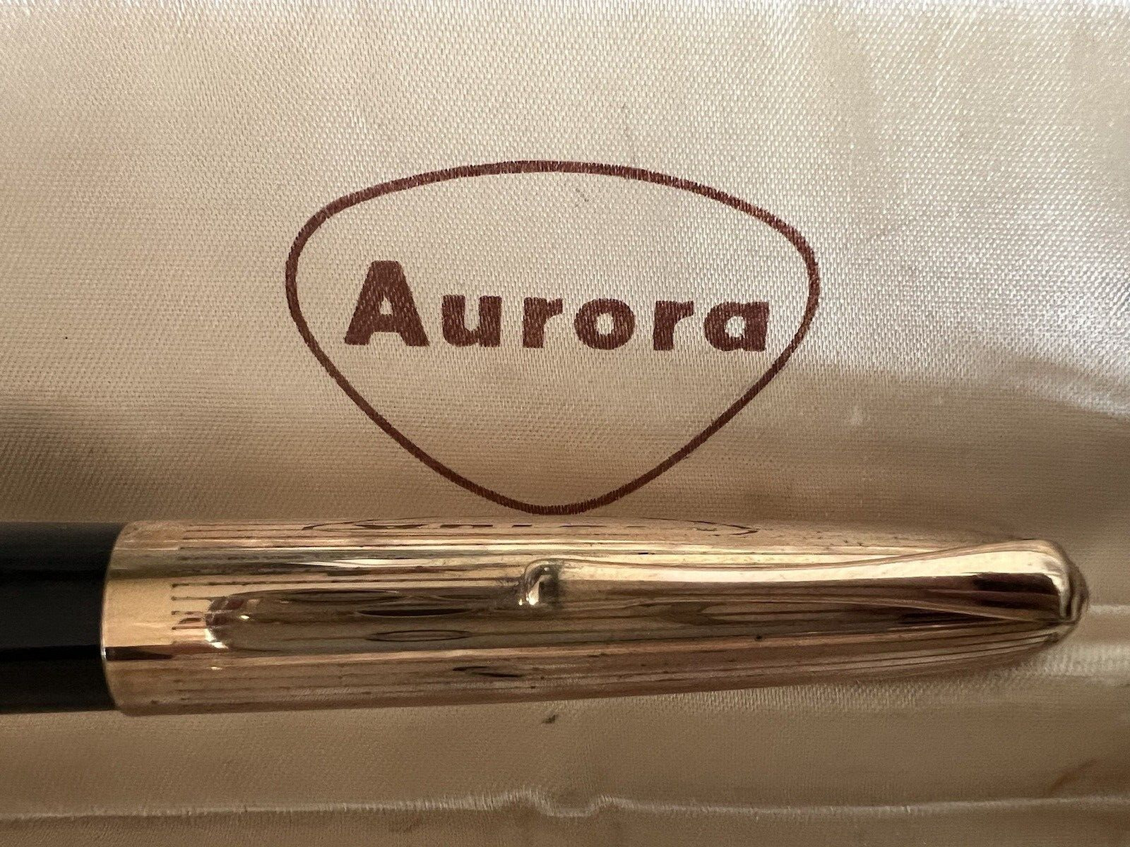 Aurora 88 Pen Fountain Pen IN Piston Pen Gold Marking Vintage 1950