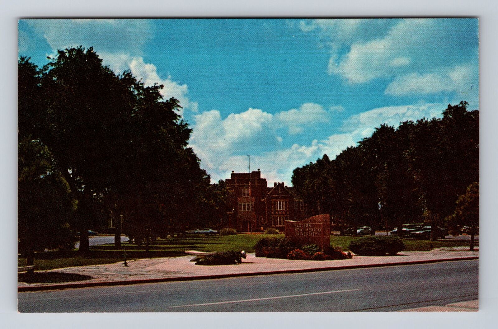 Portales NM-New Mexico, Eastern New Mexico University, Vintage Souvenir Postcard
