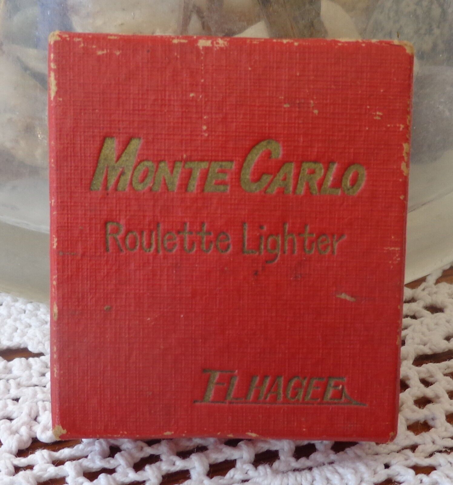 DEALER-RITA Antique Monte Carlo roulette lighter El Hagee Holland 1002