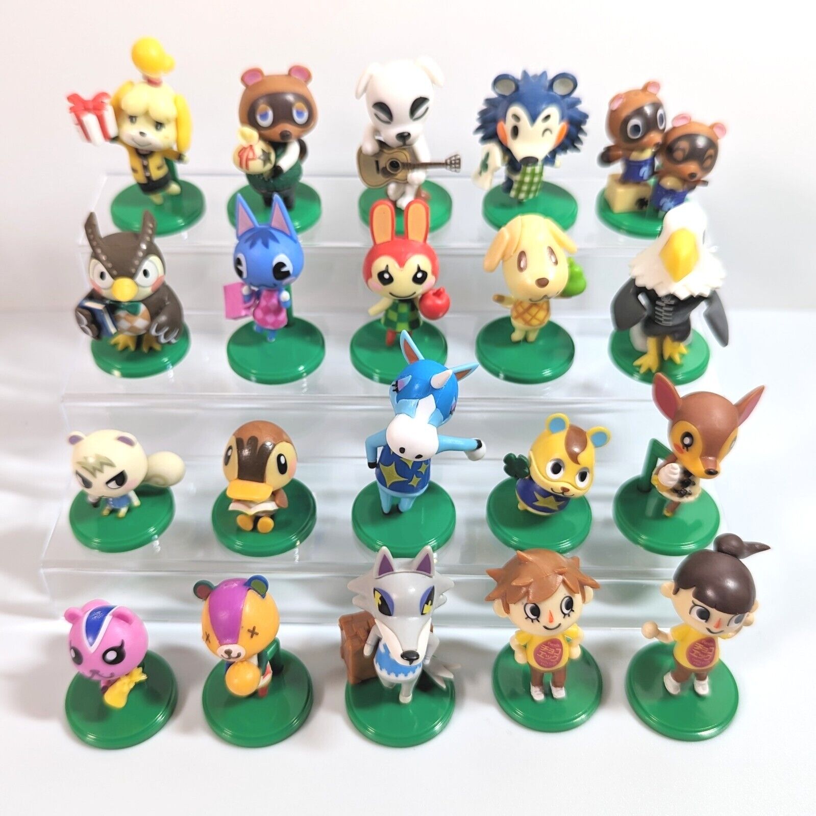 Animal Crossing Mini Figure Figurine Full Complete Set of 20 Choco Egg Used