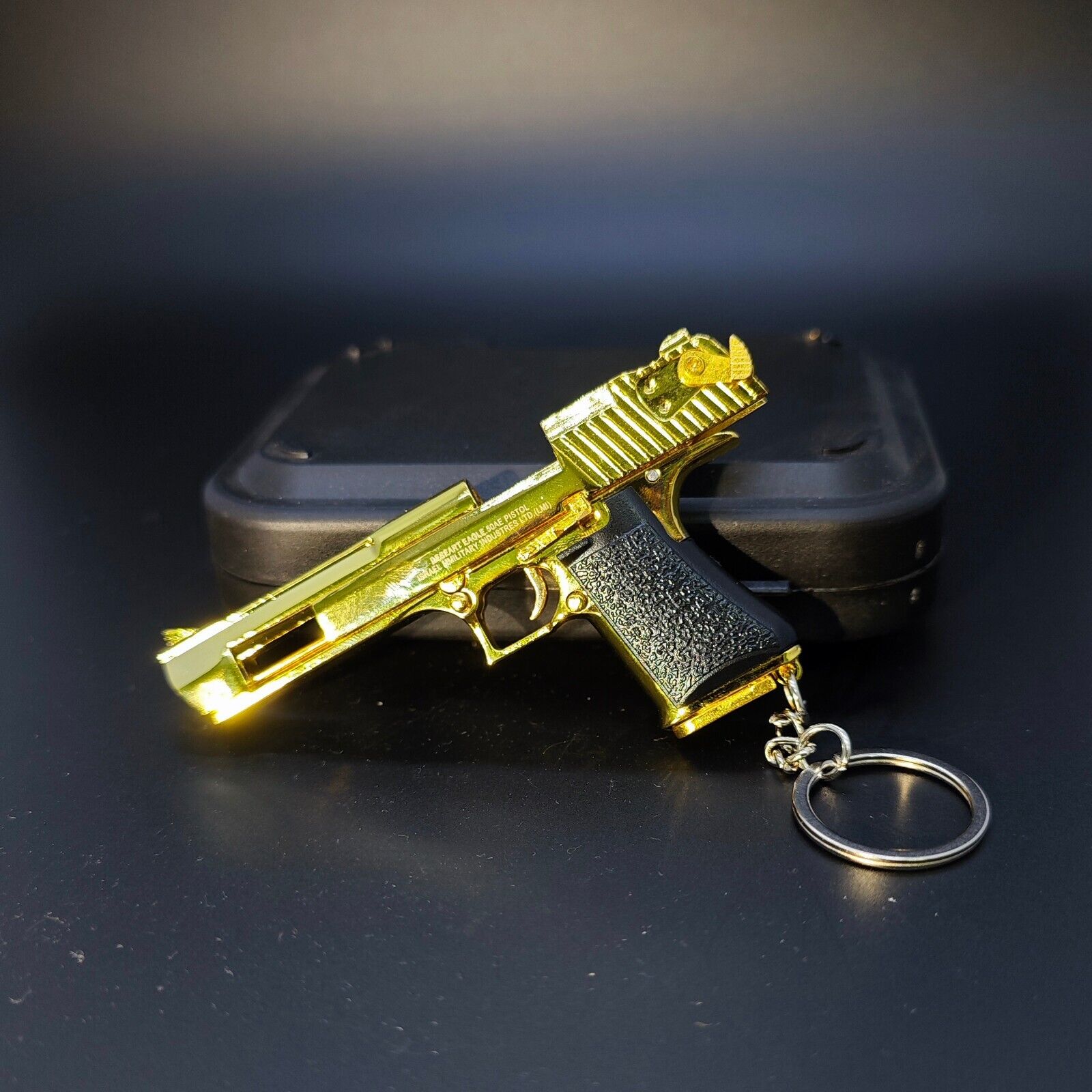1:3 Desert Eagle Pistol Keychain Tactical Tiny Keychain Best Gift For Men