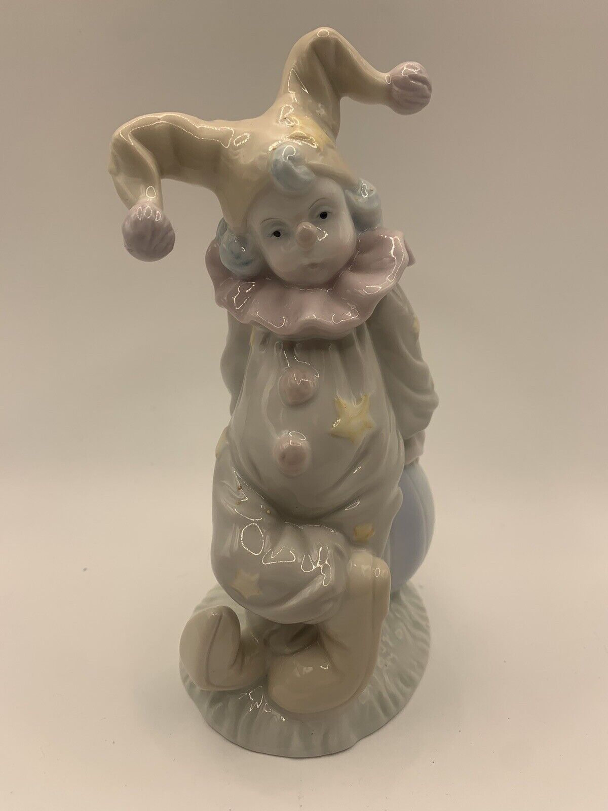 LlADRO Styled Somber Boy Clown Colorful REPLACEMENT