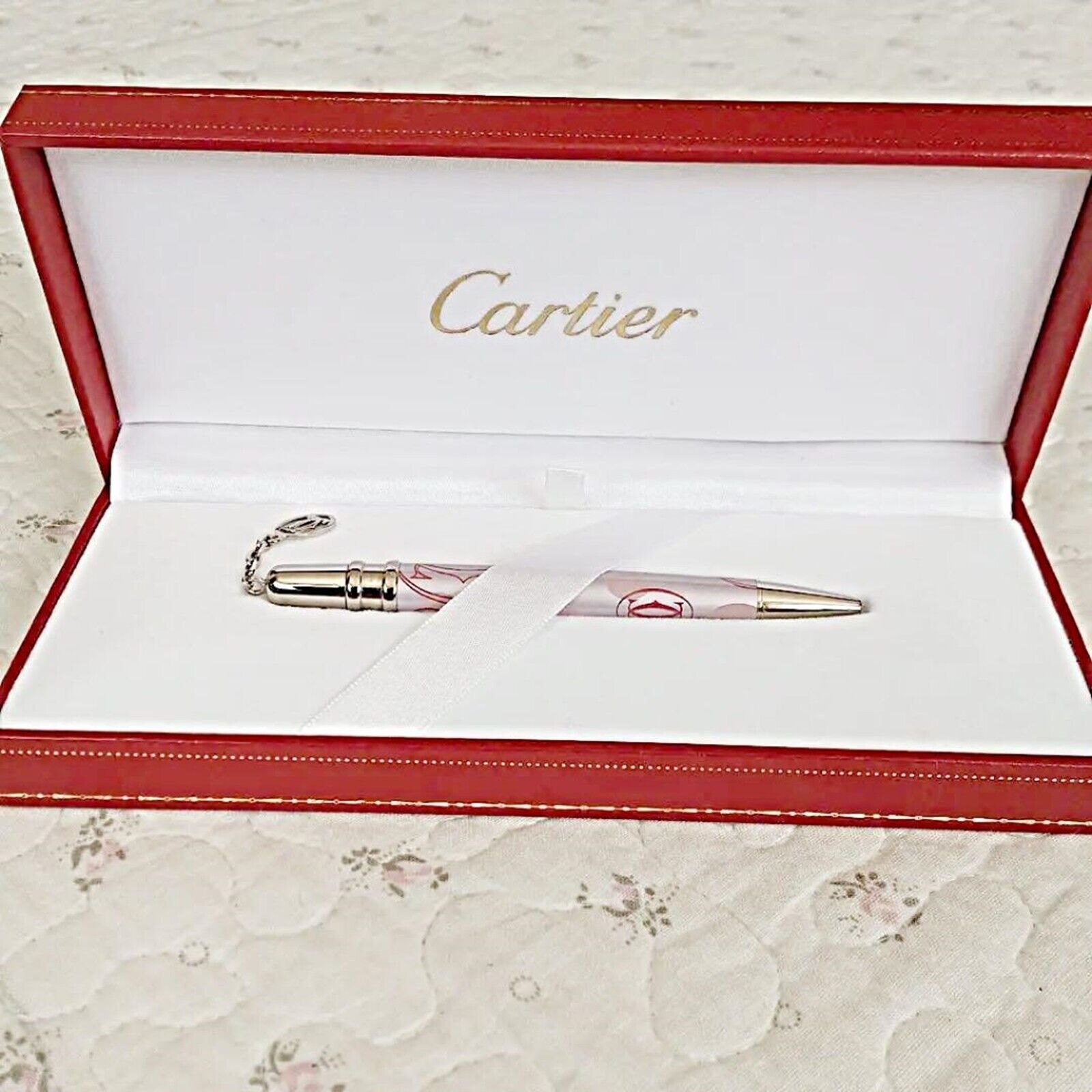 Cartier Happy Birthday Decor 2C Charm Ballpoint Pen
