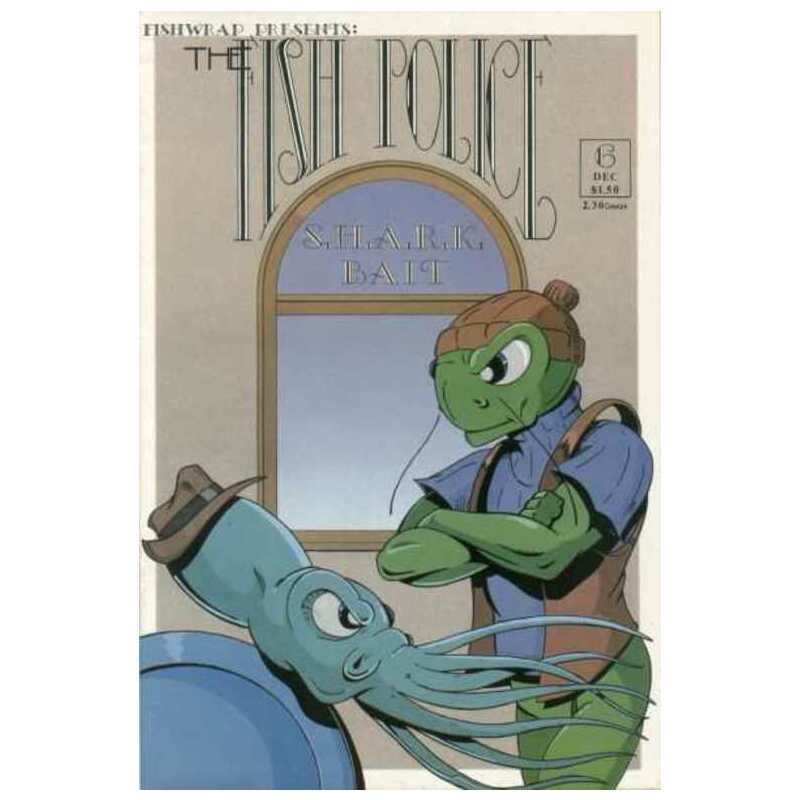 Fish Police (1985 series) #6 in Very Fine + condition. Fishwrap comics [r{