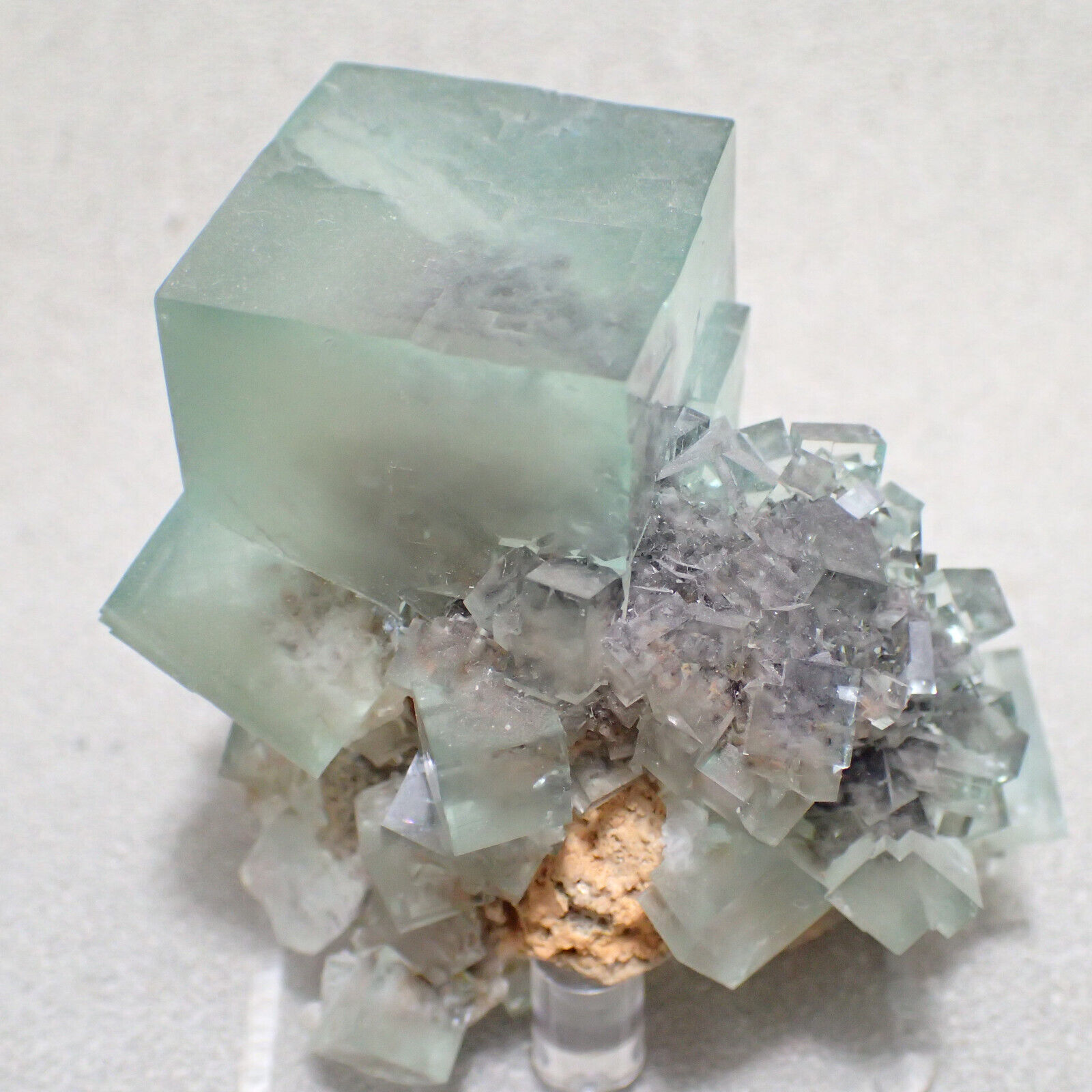 Fluorite w. Quartz, Huangshaping Mine, Guiyang County, China