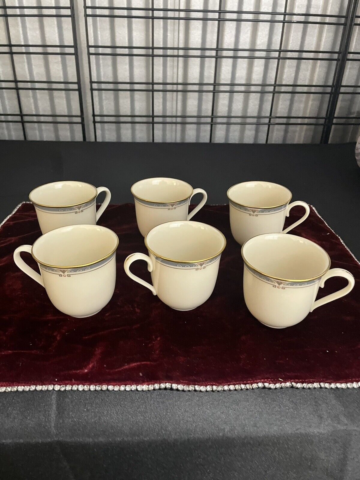 PACK of 6 VINTAGE Monterrey By Lennox Cups