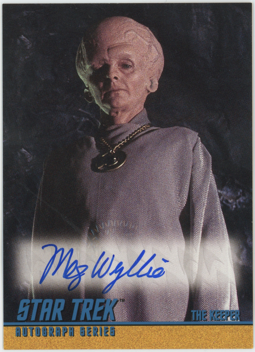 Meg Wyllie 1997 Skybox Star Trek Original The Keeper A22 Auto Signed 26618