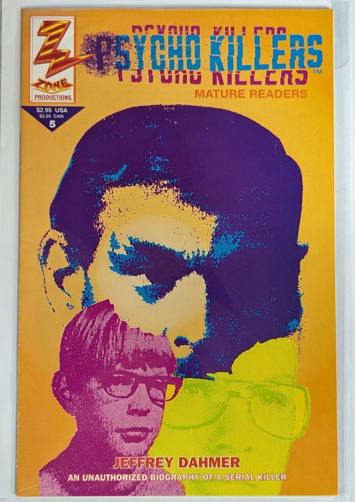 Jeffrey Dahmer Comic Zone Productions Psycho Killers No.5