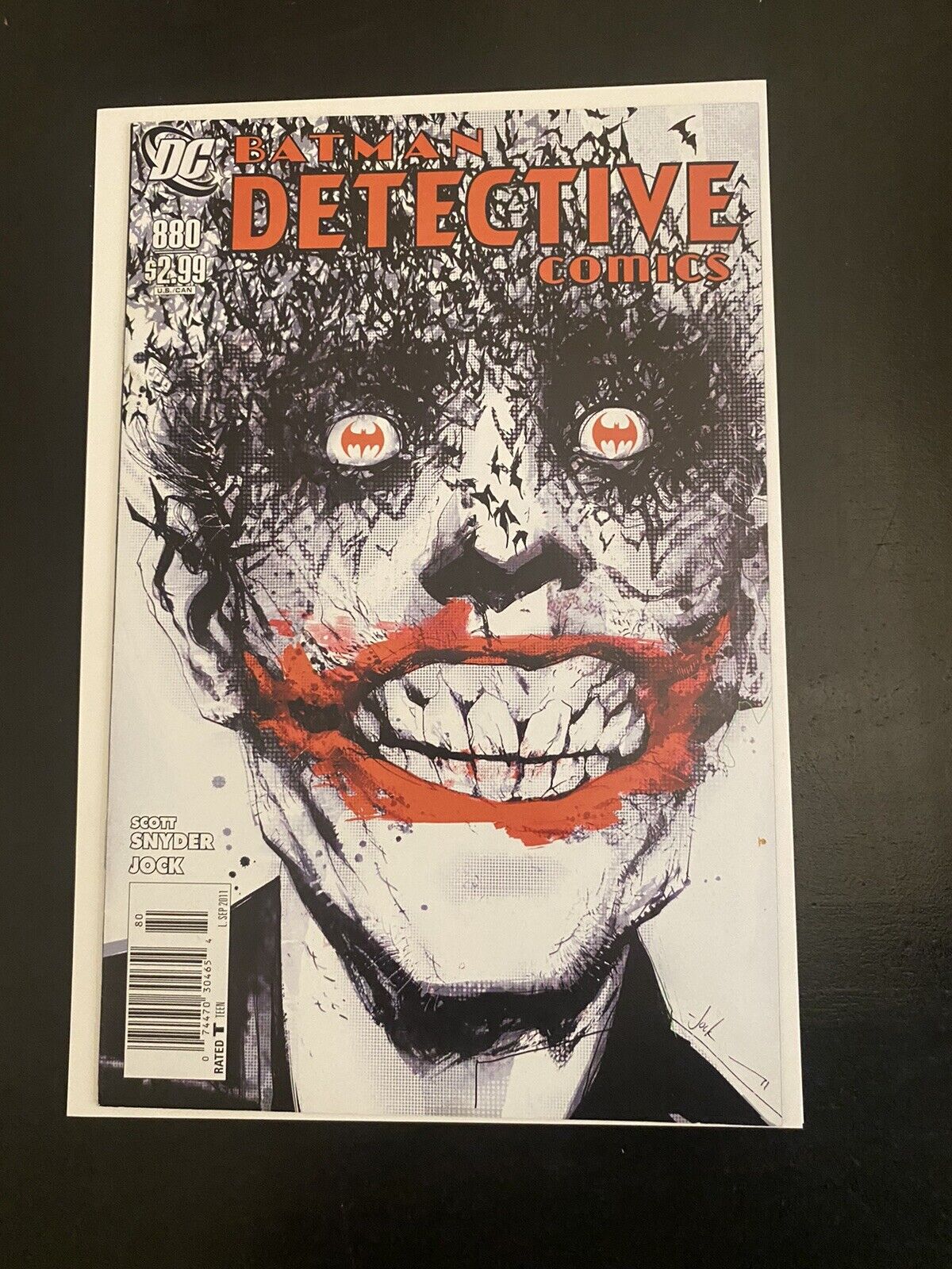 🔥 Detective Comics #880 (2011) SUPER Rare HTF NEWSSTAND Jock Cover VERY NICE