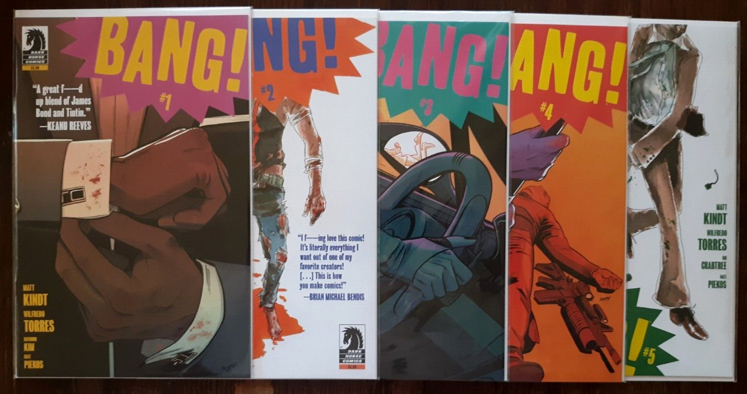 BANG #1-5 (2020 Dark Horse) COMPLETE 5 ISSUE SET BY MATT KINDT *FREE SHIPPING*