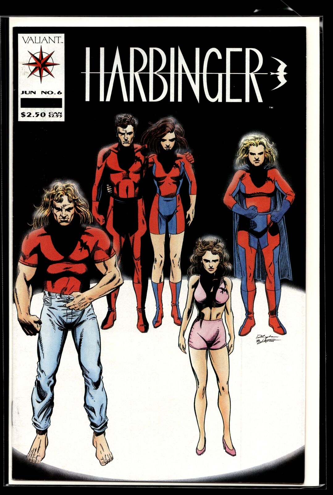 1992 Harbinger #6 Valiant Comic