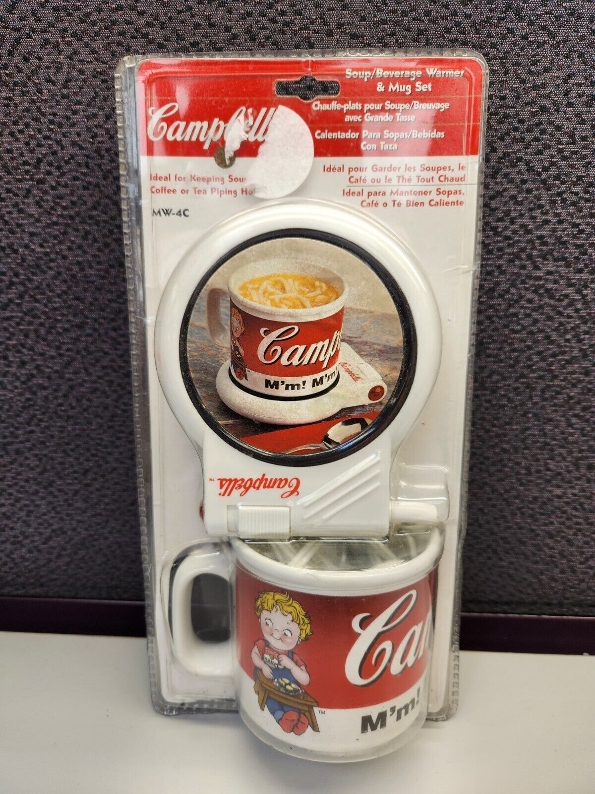 CAMPBELL’S SOUP  1999 Vintage  Soup/Beverage Warmer & Mug Set NIP