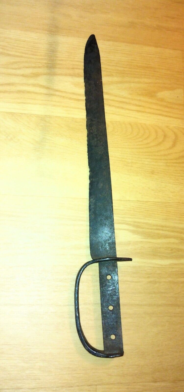 Civil War Confederate D-Guard Knife In Relic Condition