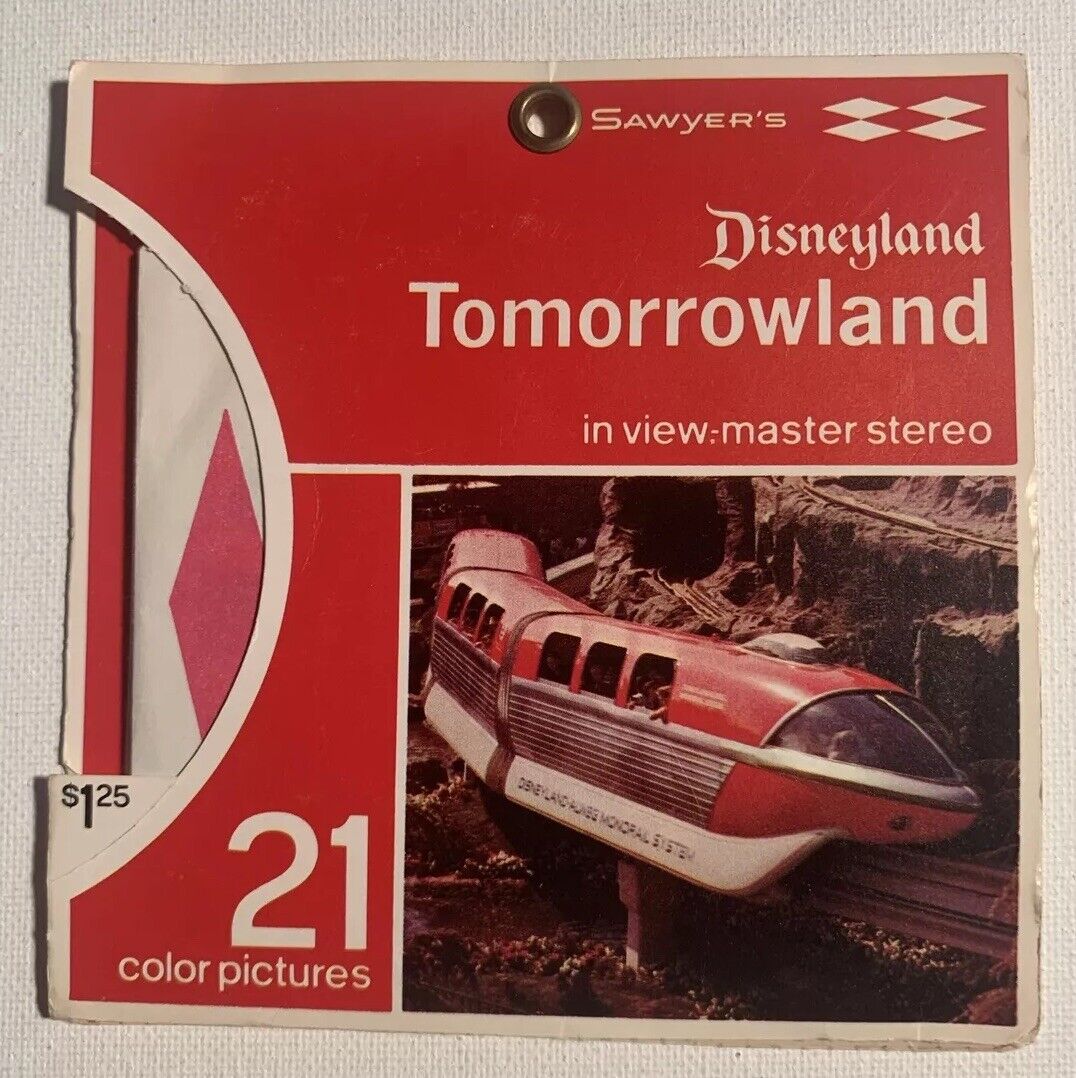 RARE Sawyer\'s Disneyland TOMORROWLAND Experimental Swing Out Packet A1791 2 & 3