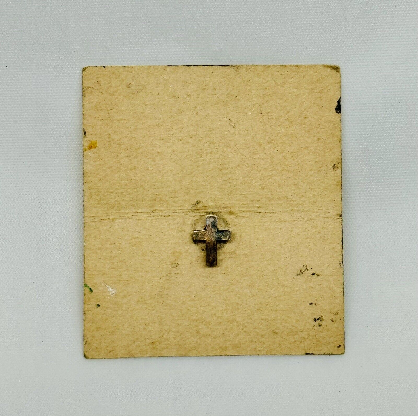 Vintage Miniature Cross Lapel Pin .25\