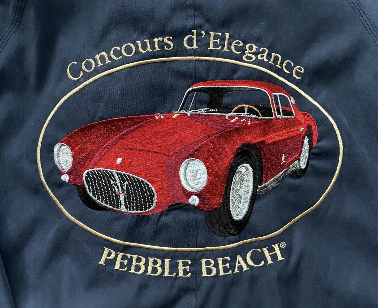 2000 Pebble Beach Concours Jacket MASERATI A6G2000 Zagato Men's XL+ Superb
