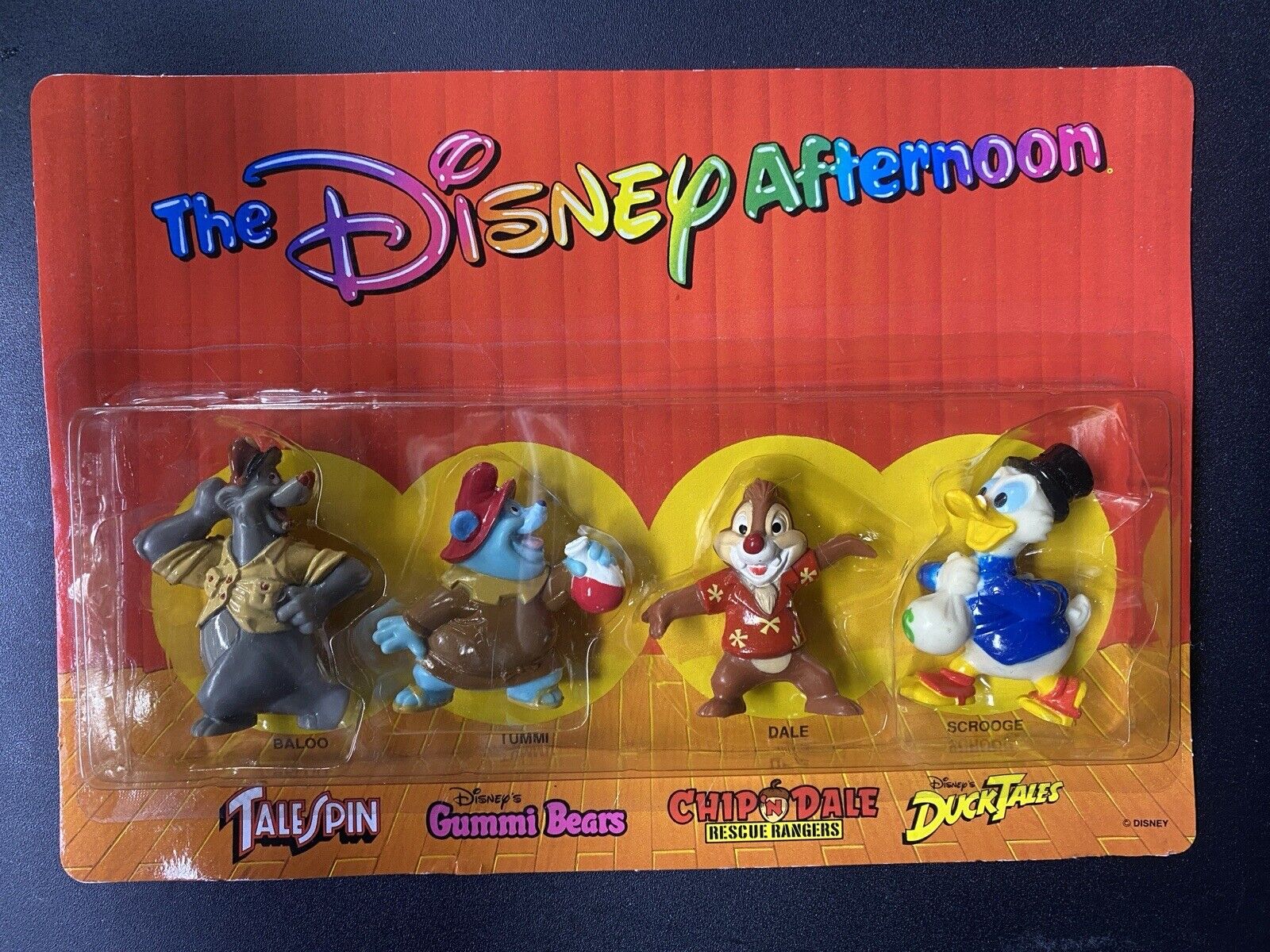 Vintage 90s Kellogg's Disney Afternoon Toy Figures Set Of 1991 New In Package 