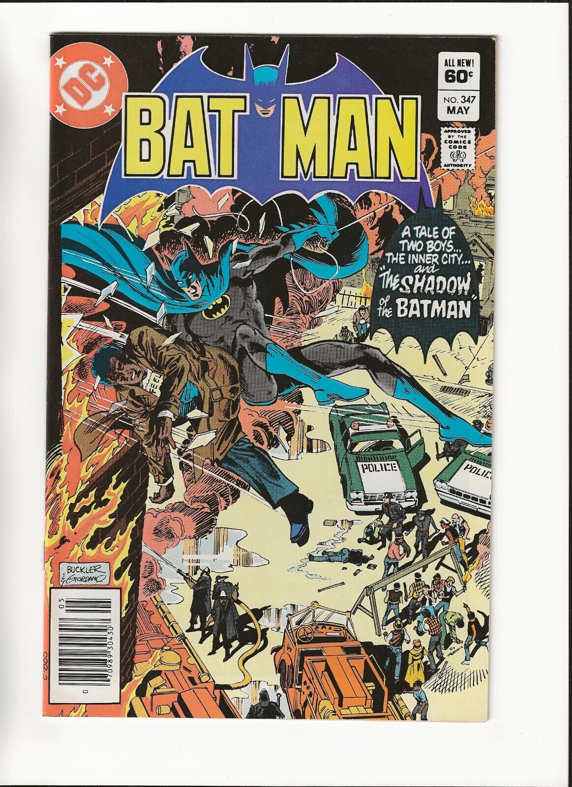 Batman #347 Man-Bat Appearance The Shadow of the Batman High Grade 1982