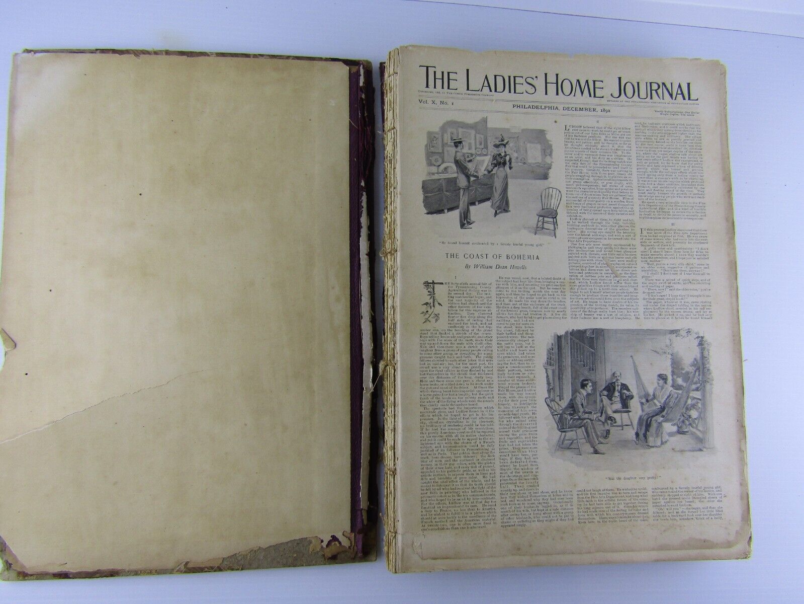 Victorian Dec 1892 - Nov 1894, The Ladies' Home Journal, Mixed Issue Bridged Set