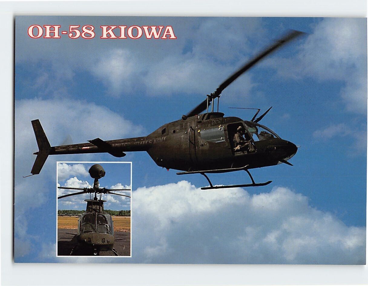 Postcard OH-58 Kiowa