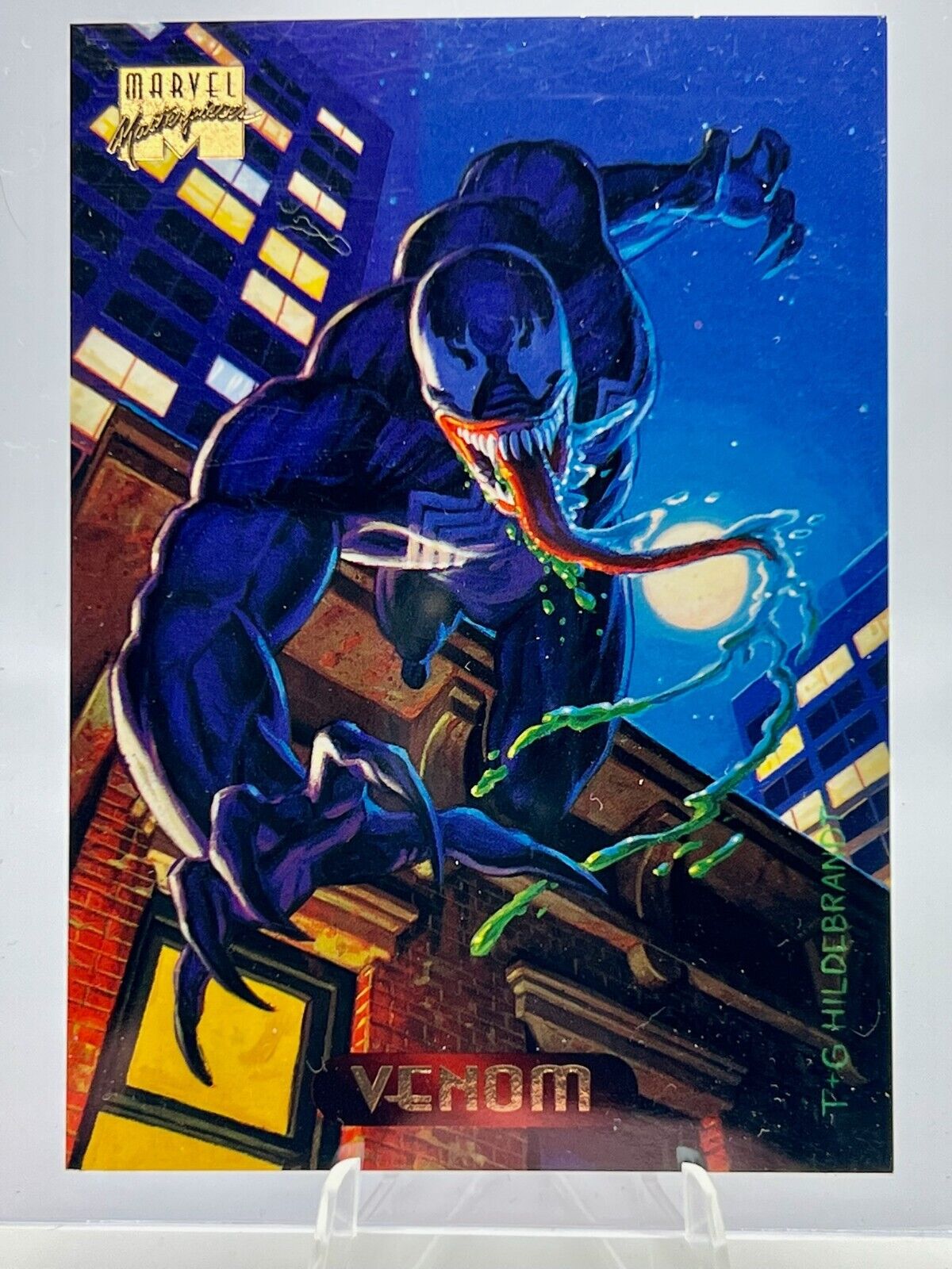 VENOM  #131 1994 Marvel Masterpieces Hildebrandt Bros RAW/GEM MINT RARE🔥🔥