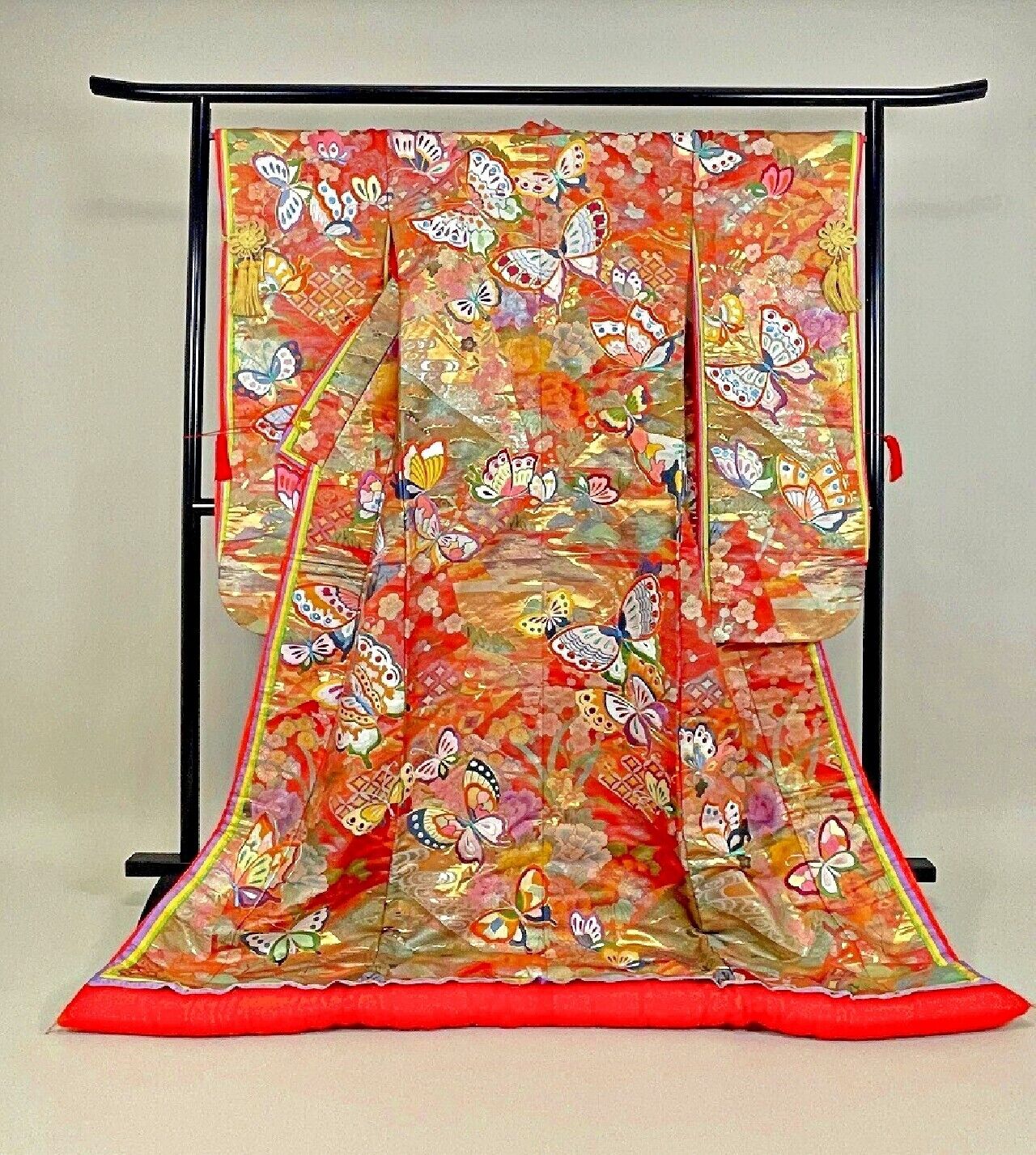 Japanese Kimono Uchikake Wedding Pure Silk japan 1580