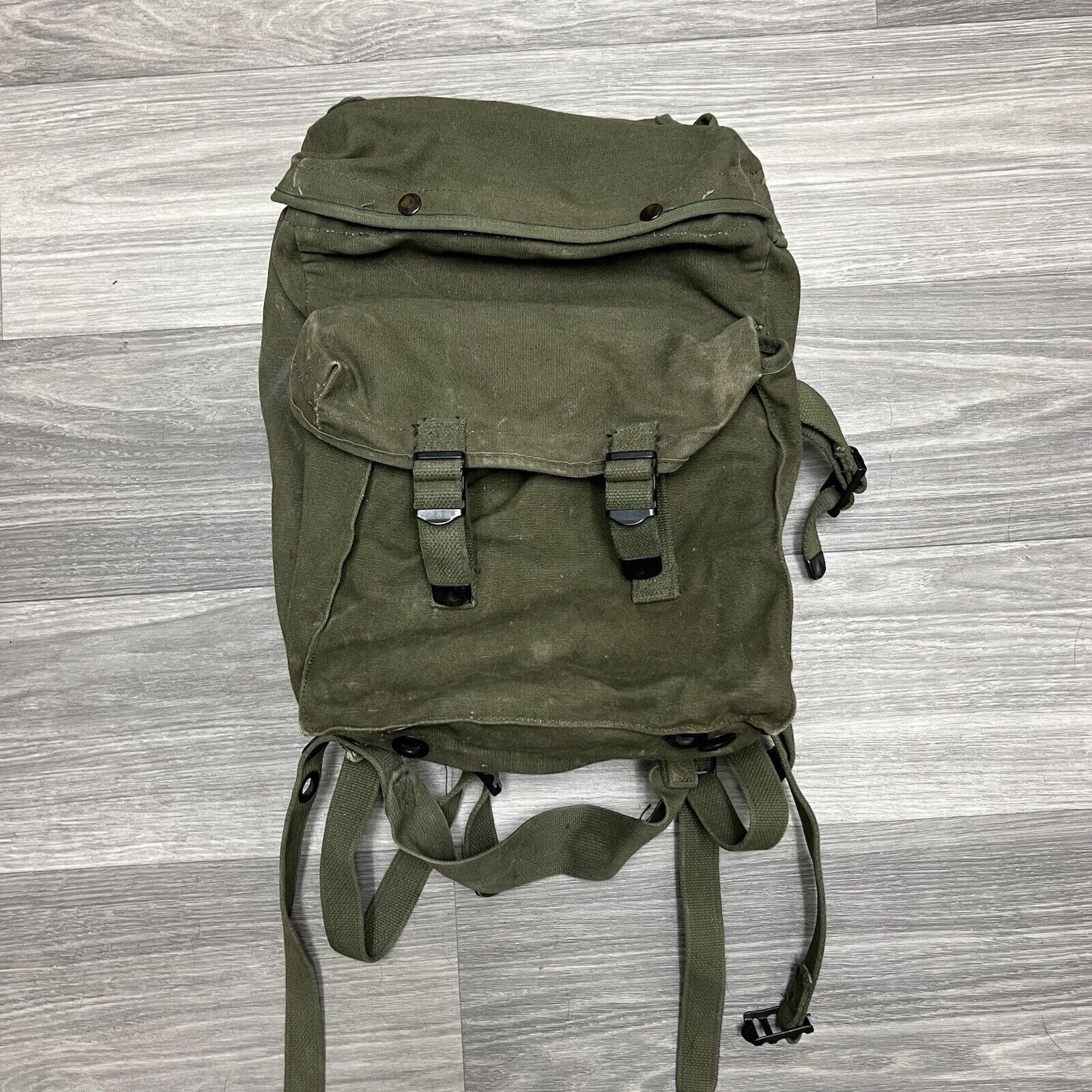 WW2 Vietnam Military Army Canvas Backpack Bag Rucksack CW-140  GRC-9 M1945 Radio