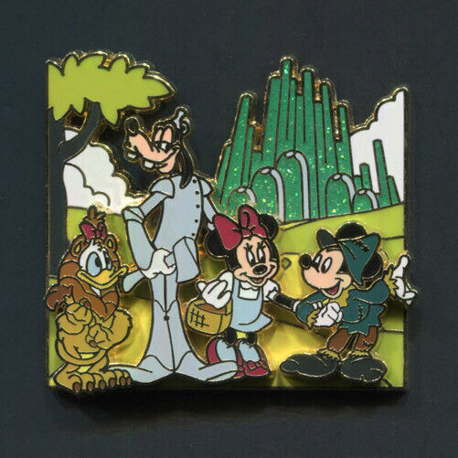 Disney Pins Wizard of Oz Mickey Mouse Minnie Goofy Donald Great Movie Ride Pin