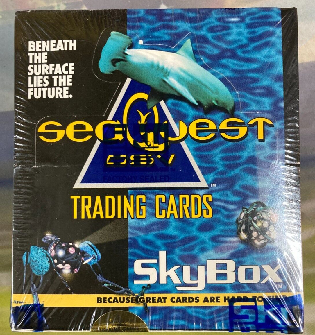 SEAQUEST DSV SKYBOX Trading Card Box. Factory Sealed. 36 Packs
